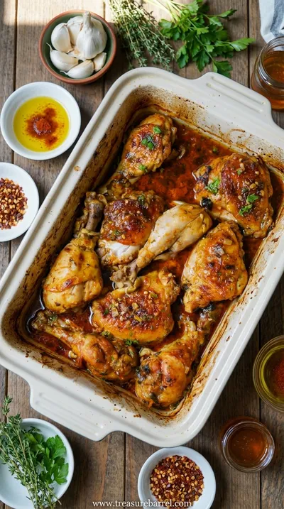 Baked Lemon Butter Chicken Recipe: Easy Dinner Idea - ingredients preparation