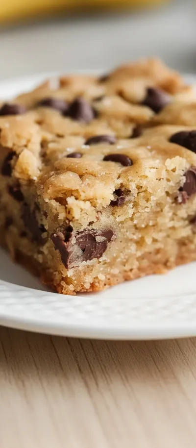 Sweet Banana Bread Blondies