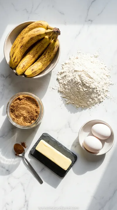 Foolproof Banana Bread Recipe: So Good and Easy - ingredients preparation