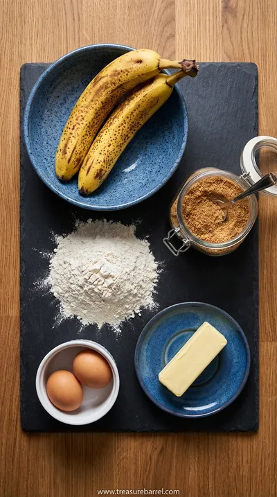 Easy Banana Muffins: Simple Homemade Recipe - ingredients preparation