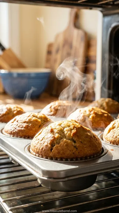 Easy Banana Muffins: Simple Homemade Recipe - cooking process