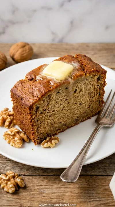 Easy One-Bowl Banana Bread Recipe: Moist & Delicious - ready to serve