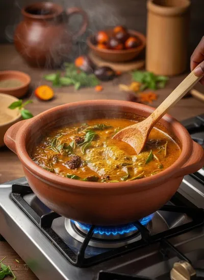 Banga Soup (Niger-Delta Way) - ingredients preparation