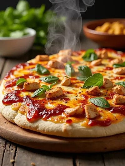 Easy BBQ Chicken Flatbread Recipe