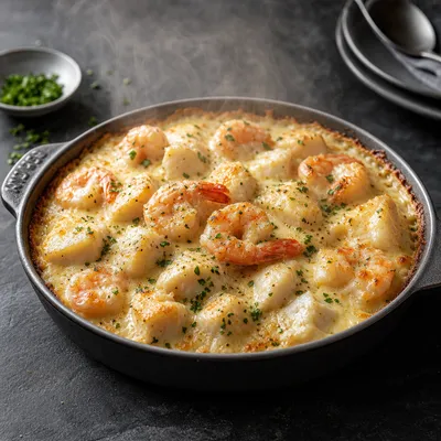 Seafood Gratin – Simple Healthy Dinner