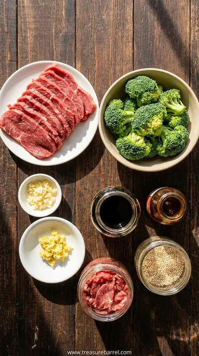 Easy Beef and Broccoli Recipe (Better Than Takeout!) - ingredients preparation