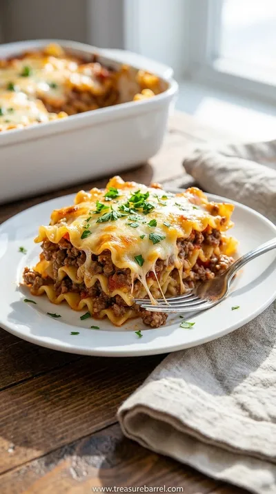 Beef Lombardi Casserole Recipe - Cozy Family Meal - ready to serve