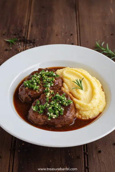 Beef Osso Bucco Recipe - ready to serve