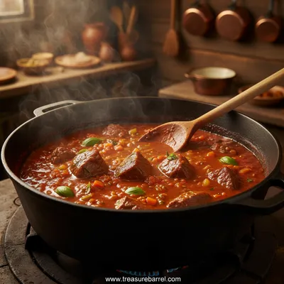Beef Ragu Pasta Recipe in Tomato Sauce - ingredients preparation