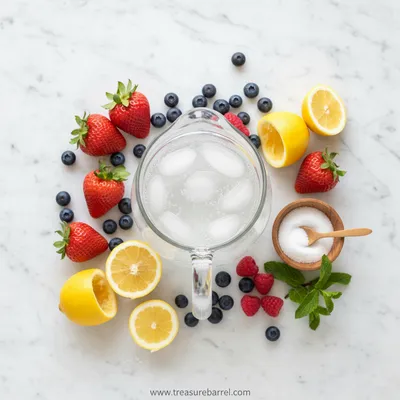 Berry Blast Lemonade Recipe – Refreshing Summer Drink - cooking process