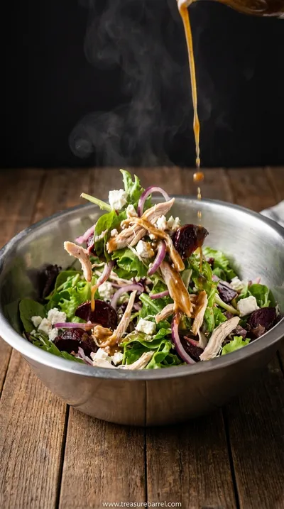 The Best Salad Recipe: A Complete Meal Salad - cooking process