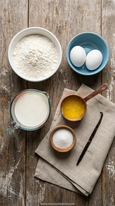 Best Crepe Recipe Easy And Delicious - ingredients preparation