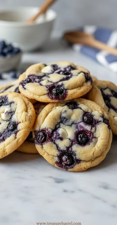 Blueberry Cheesecake Cookies – Easy & Delicious