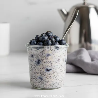 Blueberry Chia Overnight Oats