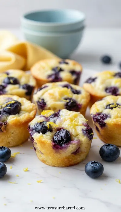 Blueberry Lemon Zest Cottage Cheese Bites