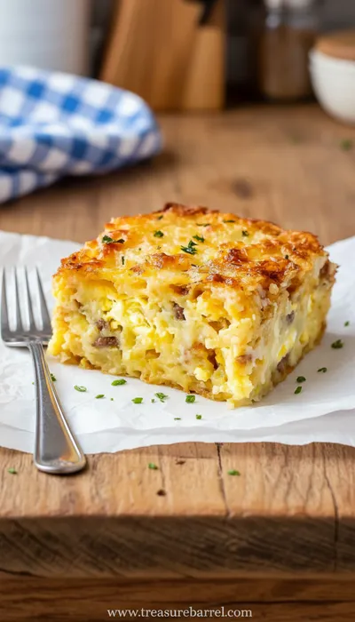 Best Breakfast Casserole With Hash Browns And Eggs - ready to serve
