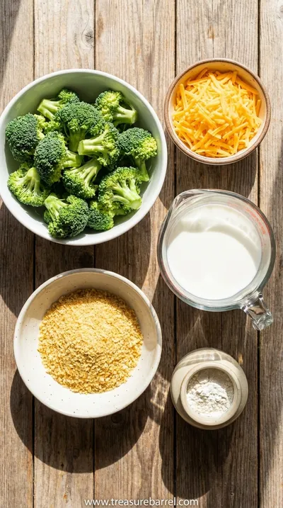 Broccoli Cheese Casserole: Creamy & Delicious Recipe - ingredients preparation