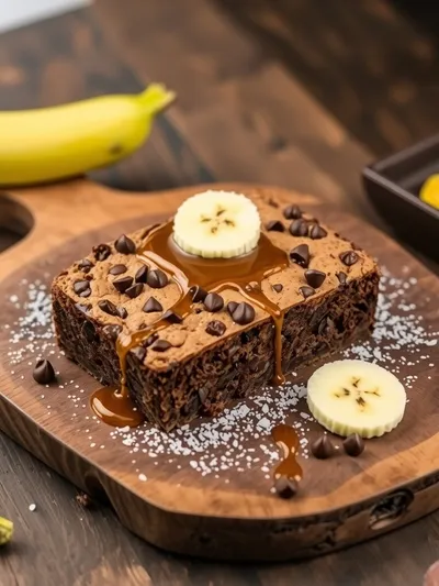 Brown Butter Chocolate Chip Banana Bread - ready to serve