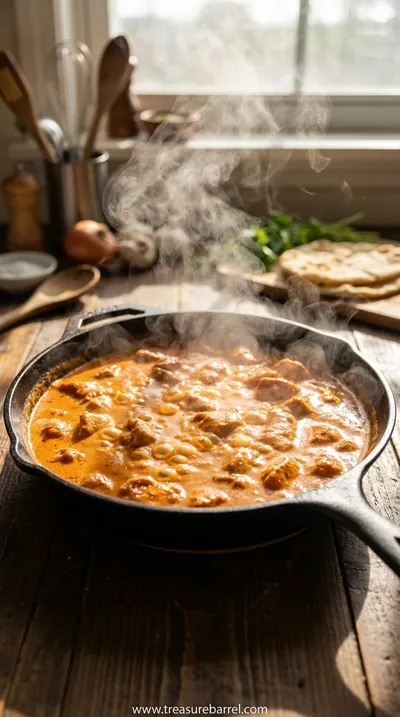 Quick & Easy Homemade Butter Chicken Recipe - cooking process