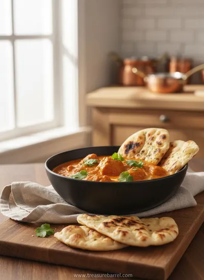 Butter Chicken with Naan