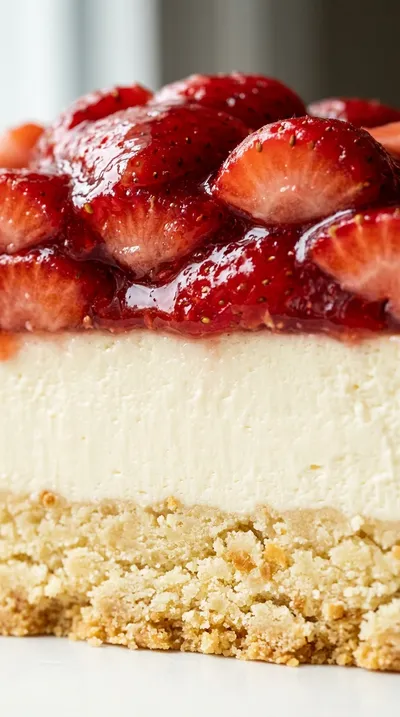 Heavenly Strawberry Shortcake Cheesecake Bars - ingredients preparation