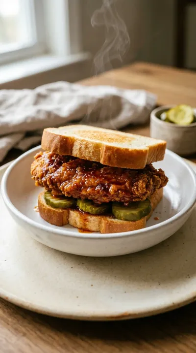 Nashville Hot Chicken Sandwich – Oven or Fried