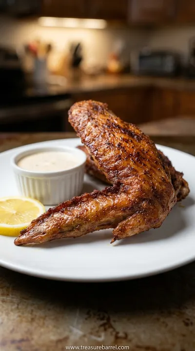 Cajun Fried Turkey Wings: Crispy & Flavorful Recipe - ready to serve