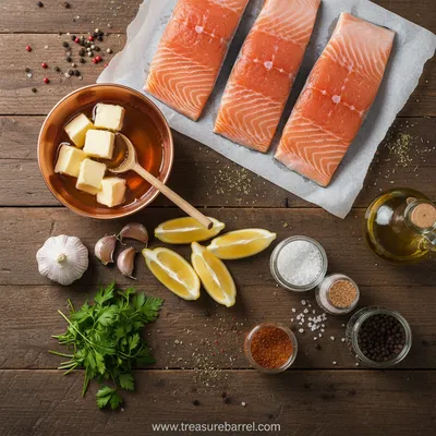 Cajun Honey Butter Salmon – Easy Cozy Classic - cooking process