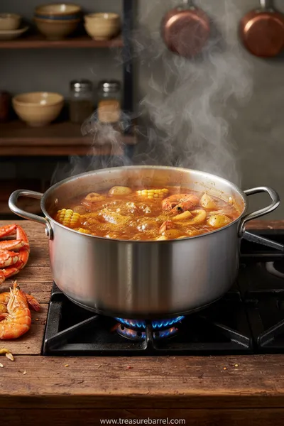 Cajun Seafood Boil Recipe With Savory Flavors - ingredients preparation