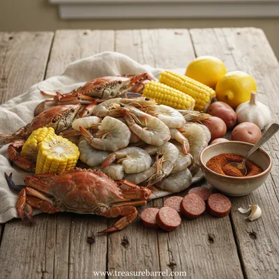 Cajun Seafood Boil Recipe With Savory Flavors - cooking process