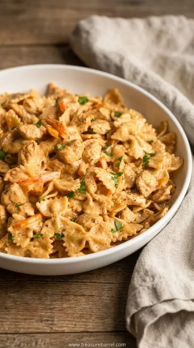 Cajun Chicken Pasta Recipe: Easy Family Dinner - ready to serve