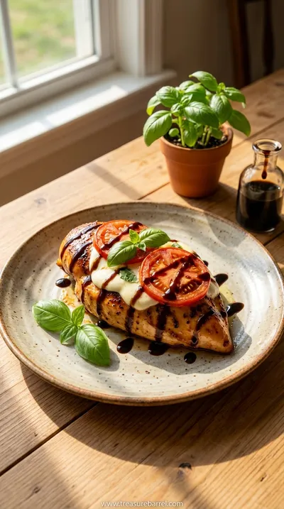 Caprese Chicken with Fresh Tomato and Basil Recipe