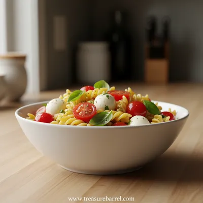 Easy Caprese Pasta Salad Recipe