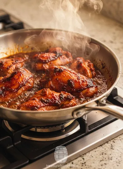 Char Siu Chicken – Sweet and Savory Asian Delight - cooking process