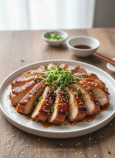 Char Siu Chicken – Sweet and Savory Asian Delight - ready to serve