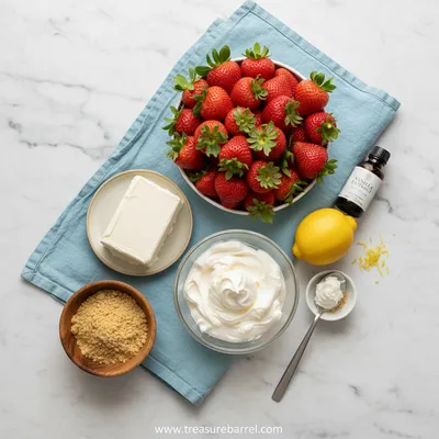 Cheesecake Stuffed Strawberries – Easy Party Treat - cooking process