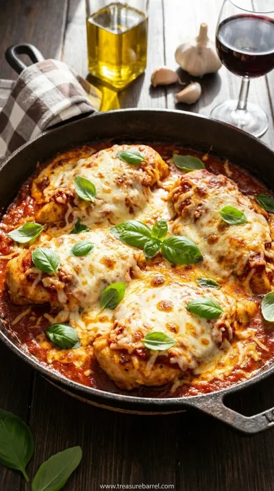 Easy Cheesy Chicken Parmesan Bake Recipe