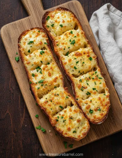 Cheesy Garlic Bread Recipe - Easy Homemade Snack
