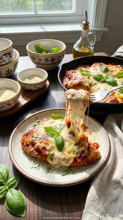 Easy Cheesy Chicken Parmesan Bake Recipe - ready to serve