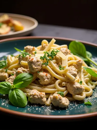 Chicken Caesar Pasta Salad – Ready in 20 Minutes - ready to serve