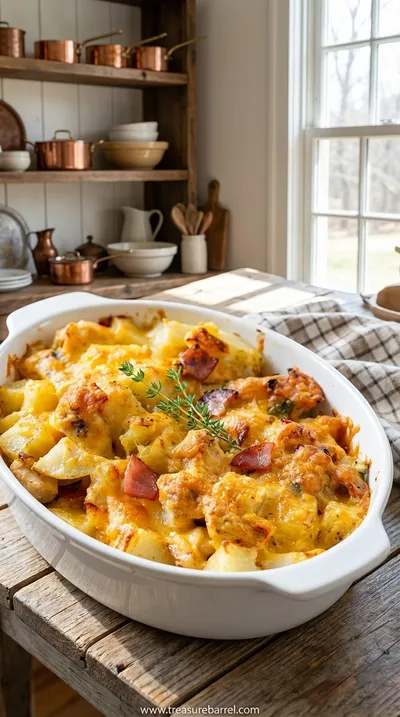 Extra Creamy Chicken Casserole with Potatoes Recipe