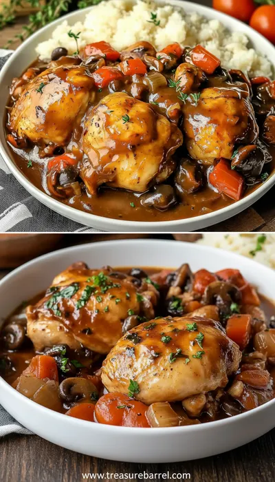 Classic French Hunter's Chicken (Chicken Chasseur)