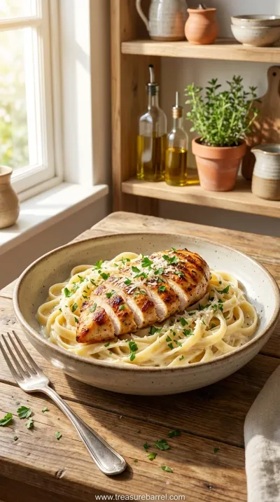 Chicken Fettuccine Alfredo: Creamy Pasta Comfort