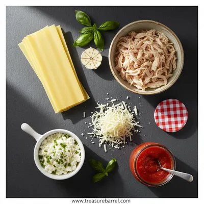 Chicken Lasagna Rolls: A Family Favorite Recipe - ingredients preparation