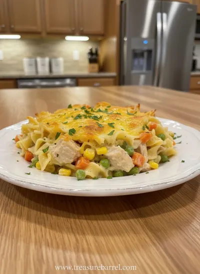 Chicken Noodle Casserole – Cozy Classic Comfort - ready to serve