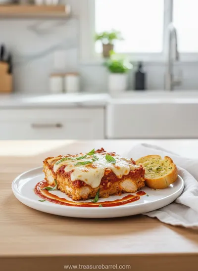 Chicken Parmesan Casserole – Quick, Easy Dinner - ready to serve