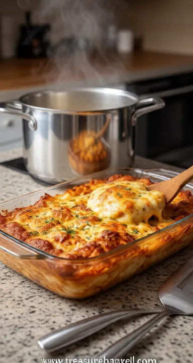 Chicken Parmesan Casserole – Quick, Easy Dinner - ingredients preparation