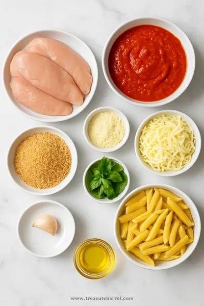Chicken Parmesan Casserole – Quick, Easy Dinner - cooking process