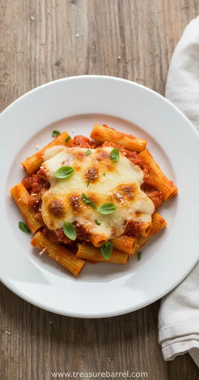 Chicken Pasta Bake - Easy Family Favorite Recipe - ready to serve