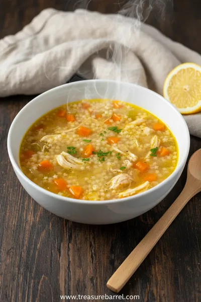 Chicken Pastina Soup - ready to serve